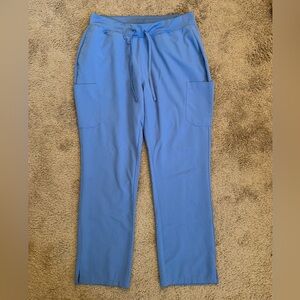 Mandala Ceil Blue Scrub Drawstring Pants